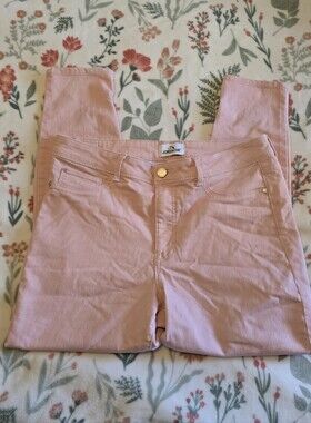 Womens Soft Pink Skinny Jeans